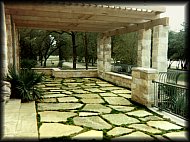 Golf course terrace